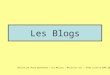 Les Blogs Réalisé par Marie Bornhauser – CLG Malrieu – Marseille (13) – Année scolaire 2006-2007