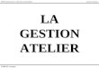 BEP Maintenance Véhicule AutomobileGestion Atelier JADEAU Jacques LA GESTION ATELIER