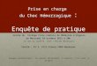 Prise en charge du Choc Hémorragique : Enquête de pratique Soirée du Collège Franc-Comtois de Médecine d'Urgence du Mercredi 10 octobre 2012 à 20h au don