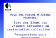 Pays des Portes dAriège Pyrénées: État des lieux des volumes consommés en restauration collective. Perspectives pour développer lapprovisionnement local