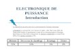 ELECTRONIQUE DE PUISSANCE Introduction La répartition par processus de la consommation dénergie électrique Lindustrie a consommé en France en 2007, 190