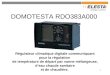 1 DOMOTESTA RDO383A000 Régulateur climatique digitale communiquant pour la régulation de température de départ par vanne mélangeuse, deau chaude sanitaire