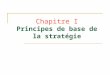 Chapitre I Principes de base de la stratégie. 1)-Décision stratégique & opérationnelle