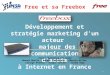 Développement et stratégie marketing dun acteur majeur des télécommunications et daccès à Internet en France Projet Marketing 4 ème année Bonnet Martin