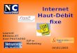 Internet Haut- Débit fixe Laurent BROUILLET Axel PAUTASSO IUP e-Marketing 04\01\2003