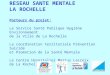 RESEAU SANTE MENTALE LA ROCHELLE Porteurs du projet: Le Service Santé Publique Hygiène Environnement de la Ville de La Rochelle La coordination territoriale
