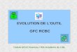 EVOLUTION DE L'OUTIL GFC RCBC Cellule EPLE Finances / DSI Académie de Lille