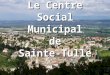 Le Centre Social Municipal de Sainte-Tulle. Structure municipale dotée dune organisation originale et dune très forte autonomie