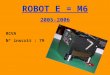 ROBOT E = M6 2005-2006 RCVA N° inscrit : 79. 2 Introduction Lannée 2006 annonce la treizième édition de la Coupe de France de Robotique, qui se déroulera