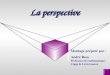 La perspective Montage préparé par : André Ross Professeur de mathématiques Cégep de Lévis-Lauzon