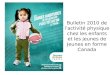 Bulletin 2010 de lactivité physique chez les enfants et les jeunes de Jeunes en forme Canada