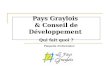 Pays Graylois & Conseil de Développement Qui fait quoi ? Plaquette dinformation