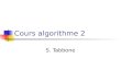 Cours algorithme 2 S. Tabbone. Cours en ligne . htm . htm