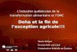 Lindustrie québécoise de la transformation alimentaire et lOMC Doha et la fin de lexception agricole!!! Mario Hébert Économiste principal Coopérative fédérée