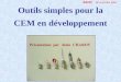 AEMC RF & HYPER 2004 Outils simples pour la CEM en développement Présentation par Alain CHAROY