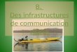 Stage Géo de la Guyane - 2013 B. Des infrastructures de communication vitales