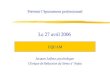 Prévenir lépuisement professionnel Jacques Lafleur, psychologue Clinique de Réduction du Stress d Anjou Le 27 avril 2006 UQUAM
