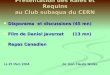 Présentation des Raies et Requins au Club subaqua du CERN Diaporama et discussions (45 mn) Diaporama et discussions (45 mn) Film de Daniel Javerzat (13