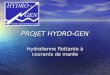 PROJET HYDRO-GEN Hydrolienne flottante à courants de marée