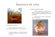 Saveurs et vins Verrine de saumon et surimi: Faire le mélange: Crème fouetté avec surimi, moutarde, vinaigre balsamic ou xeres, sel, poivre. (ajouté julienne