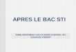 ANNE MARCINIAK CIO ST DENIS DAPRES LES SOURCES ONISEP APRES LE BAC STI