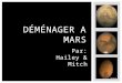 Par: Hailey & Mitch DÉMÉNAGER A MARS. Quelles sont les conditions à Mars? Mars est un planète qui a un des plus intéressent terrains dans notre système