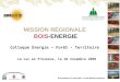 Présentation du 26/11/09 – Forêt Méditerranéenne MISSION REGIONALE BOIS-ENERGIE Colloque Énergie – Forêt - Territoire Le Luc en Provence, le 26 novembre