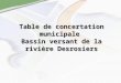 Table de concertation municipale Bassin versant de la rivière Desrosiers