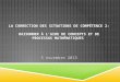 LA CORRECTION DES SITUATIONS DE COMPÉTENCE 2: RAISONNER À L'AIDE DE CONCEPTS ET DE PROCESSUS MATHÉMATIQUES 5 novembre 2013
