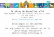 Briefing de Bruxelles n°30 Une agriculture résiliente face aux crises et aux chocs 4 mars 2013  Développer la résilience communautaire
