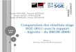 Comparaison des résultats stage SGE (2011) avec le rapport « Aigrette » du BRGM (2008) 1 1 Juin 2011 Coralie DEPARIS ; Yasmine KOUHAIL Lionel LAFON ; Gildas