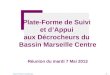 – 1 – Réunion PF MCentre_v1-5Juillet11.pptx Document de travail – pour discussion Plate-Forme de Suivi et dAppui aux Décrocheurs du Bassin Marseille Centre