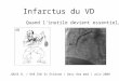 Infarctus du VD Quand linutile devient essentiel… JOUVE B. / DAR CHU St Etienne / Desc Rea med / Juin 2008