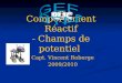 Comportement Réactif - Champs de potentiel Capt. Vincent Roberge 2009/2010