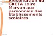 1JUIN 2010 Présentation du GRETA Loire Morvan aux personnels des Etablissements scolaires