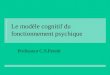 Le modèle cognitif du fonctionnement psychique Professeur C.S.Peretti