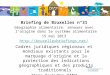 Briefing de Bruxelles n°31 Géographie alimentaire: renouer avec lorigine dans le système alimentaire 15 mai 2013  Cadres