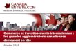 Février 2013 Commerce et investissements internationaux : les grandes agglomérations canadiennes demeurent en tête