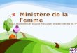 Ministère de la Femme Union des Antilles et Guyane Françaises des Adventistes du 7 ème Jour