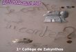 1 er Collège de Zakynthos. Il était une fois un jeune garçon, nommé Denis, qui habitait sur une île lointaine aux plages sableuses magnifiques et aux