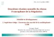 Institut belge des services postaux et des télécommunications -  Deuxième réunion annuelle du réseau Francophone de la Régulation Deuxième
