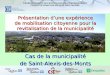 Présentation dune expérience de mobilisation citoyenne pour la revitalisation de la municipalité Cas de la municipalité de Saint-Alexis-des-Monts