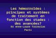Les hémorroïdes : principes et systèmes de traitement en fonction des stades : des avancées? Dr Anne-Laure Tarrerias Paris