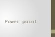 Power point. Lécran dacceuil L'écran principal de Powerpoint apparaît. On y distingue quatre zones principales. La zone de menu – barre doutils – ruban