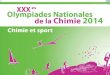 XXIXème Olympiades Nationales de la Chimie