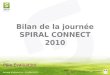 Pôle Evaluation Bilan de la journée SPIRAL CONNECT 2010