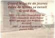 Quand le Lycée de Jeunes Filles de Nîmes se tenait Grand-Rue 1882 : Les cours secondaires de Filles sinstallent dans lhôtel RIVET qui avait été Préfecture