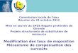 1 Commission locale de l'eau Réunion du 24 octobre 2012 Mise en œuvre du SAGE Nappes profondes de Gironde Projets structurants de substitution de ressource