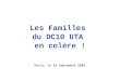 Les Familles du DC10 UTA en colère ! Paris, le 19 septembre 2003