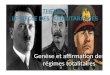 THEME 3 LE SIECLE DES TOTALITARISMES Genèse et affirmation des régimes totalitaires